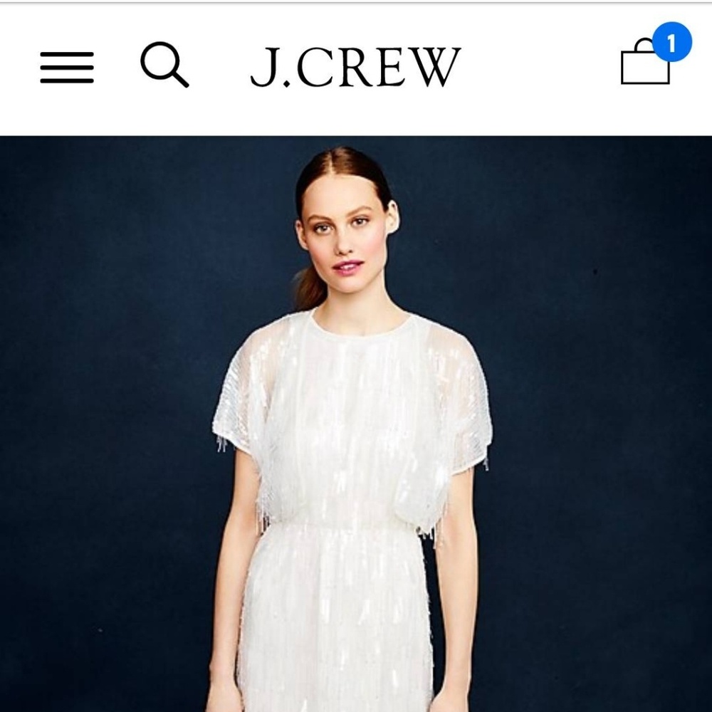 J.crew Collection Fringey beaded Shrug